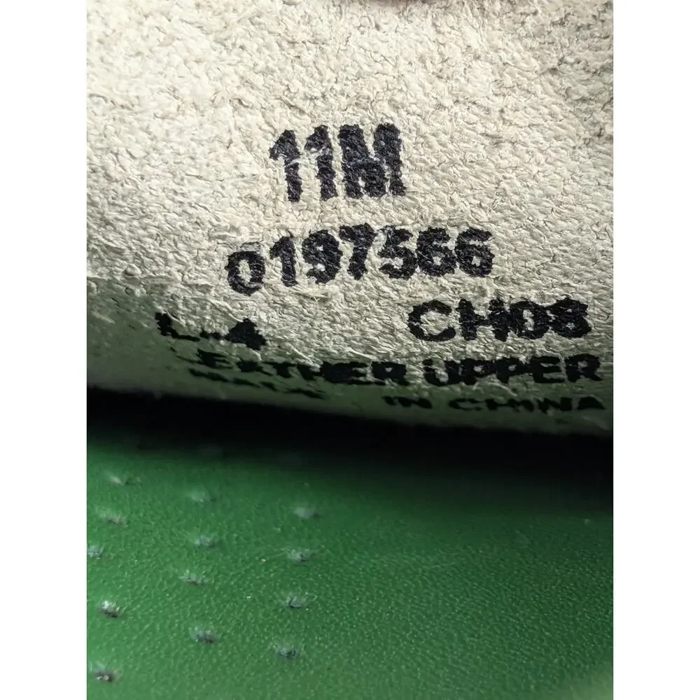 Sperry Top Sider Boat Shoes Mens Size 11M Green White Brown Leather Two Eyelet